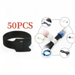 Cable Organizer and Winder Tape Protector (50PCS Black)