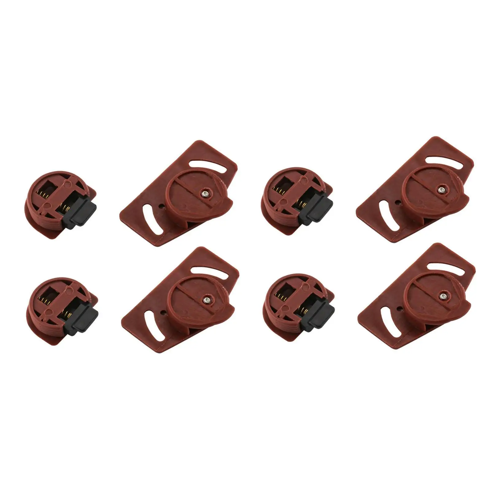 Wardrobe Sliding Door Roller High Reliability Versatile 4 Set for Wardrobe