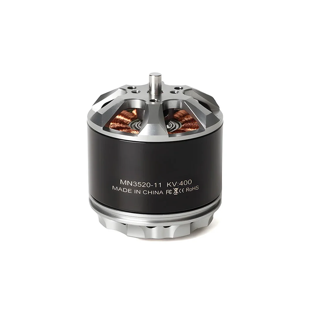 Gros plan sur le stator et les aimants du moteur LIGPOWER Navigator MN3520 KV400 pour drone.