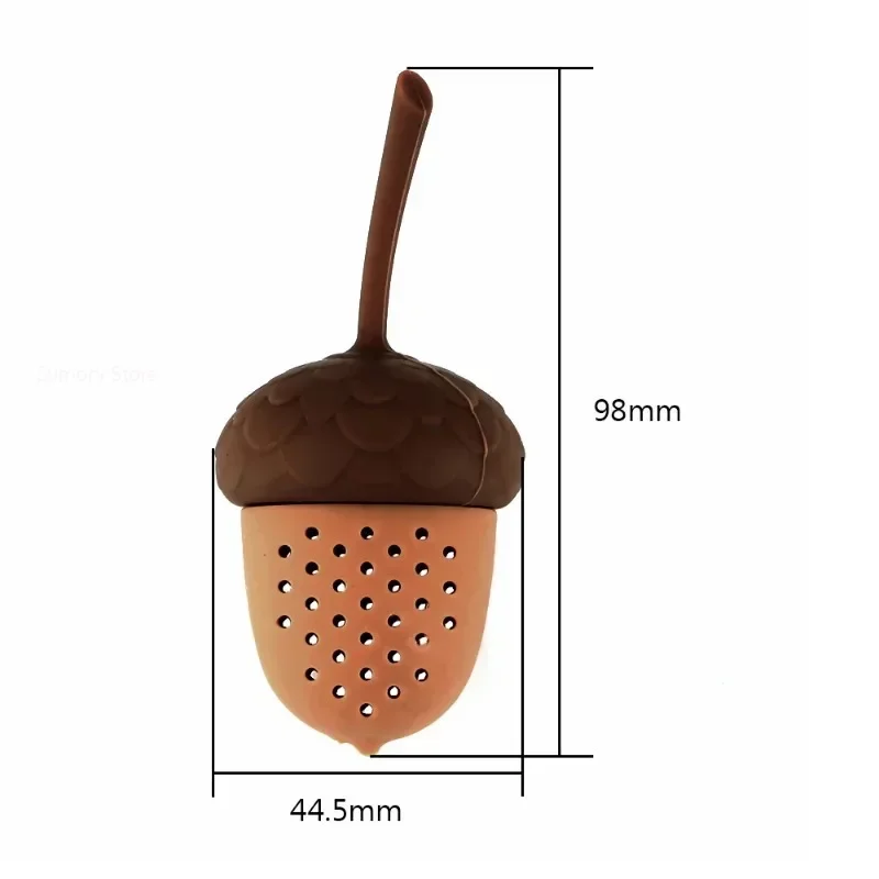 1Pcs Portable Silicone Herbal Filter Acorn Shape Tea Tools Tea Bag Strainer Infuser Gadgets Teaware Kitchen Accessories tea infuser tea strainer tea filter