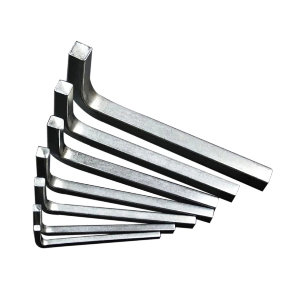 1pc L Form Platz Schlüssel 4 Punkt Schlüssel Schraubendreher 3mm/4mm/5mm/6mm/7mm/10mm Spanner Hand Werkzeuge Für Festziehen Vierkant Schraube – Detail 1