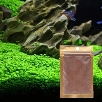 1 Pack Aquarium Plants Soil Decoration Fish Tank Water Plant Fertility Substrate Sand Gravel Moss Grass Lawn Accessories