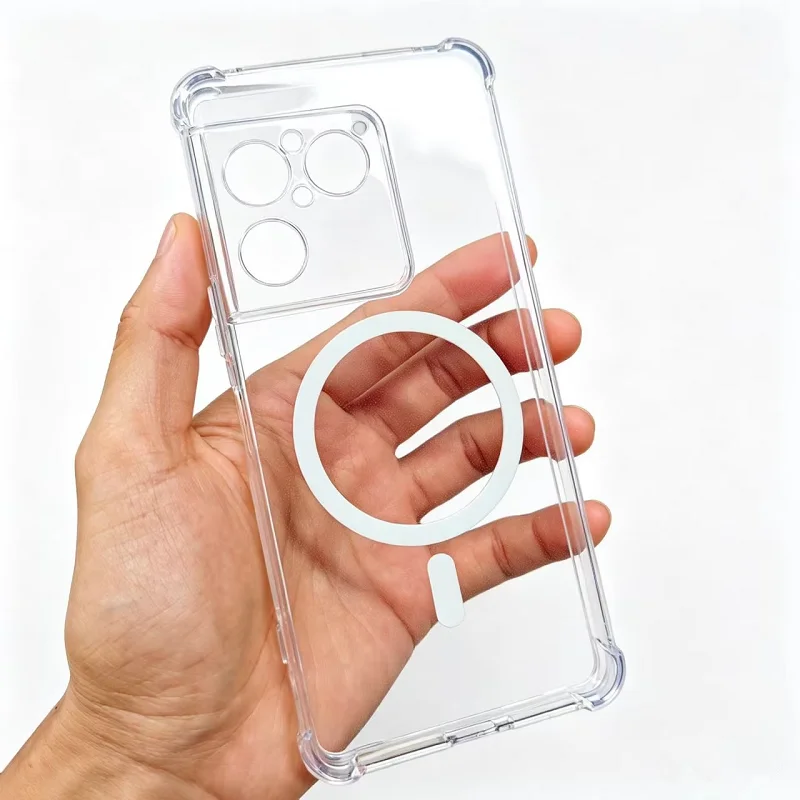 Clear Magnetic Shockproof Magsafe Soft TPU Phone Case
