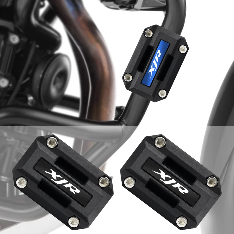 2Pcs Blocco Paraurti Motore Moto Blocco Protezione Motore Crash Bar Per Yamaha Xjr 1300 Xjr1300 Xjr1300 1999-2016 Xjr1200 Xjr1200