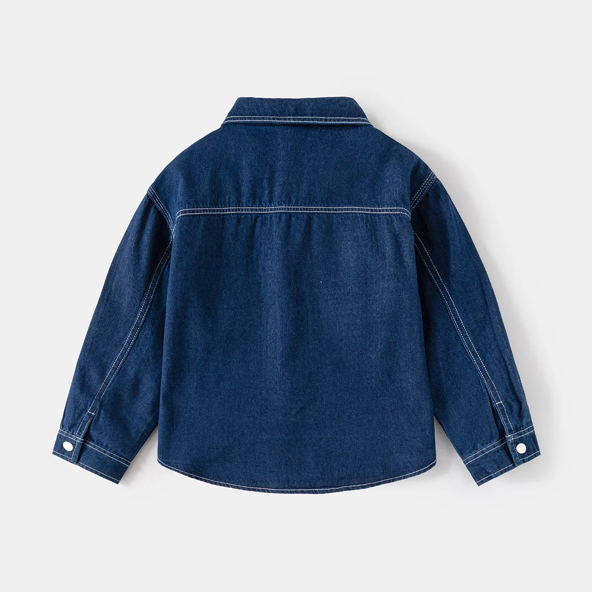 Boys Denim Shirts Teenager Kids Tops Long Sleeve Children's Clothes 130-170cm for 6-13 Years Old Kids