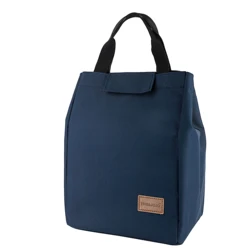 Premium Insulated Waterproof Lunch Tote for Adults - Large and Reusable (Blue)