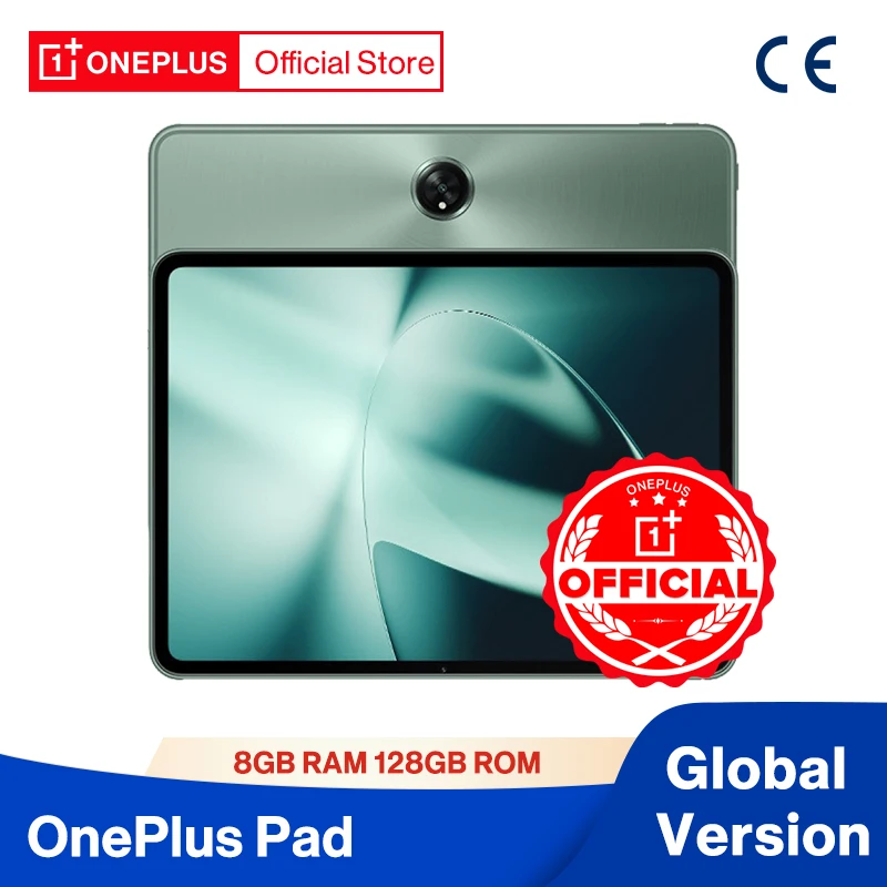  OnePlus Pad 11.61 LCD Display, 8GB RAM,128GB Storage,  MediaTek Dimensity 9000, Android 13.1, 144HZ Refresh Rate, Dolby Vision  Atmos, Wi-Fi with Cellular Data Sharing Tablet : Electronics