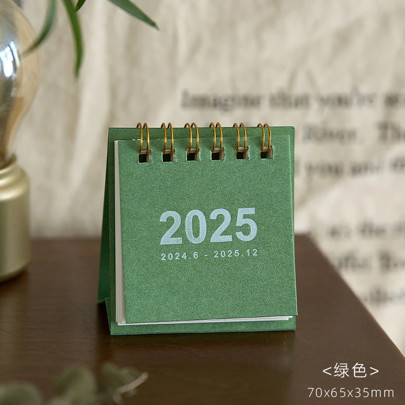 Compact Desk Calendar & Monthly Planner - Office & School Supplies | Decorative Desk Accessory for Enhanced Organization