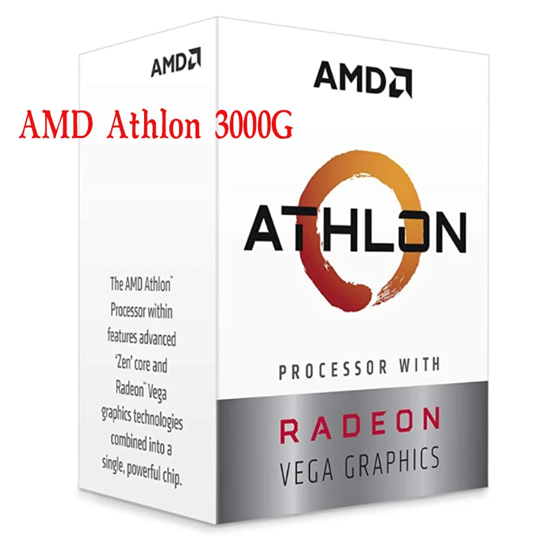 cpus AMD Athlon 3000G X2 3000G 3.5 GHz Dual-Core Quad-Thread CPU Processor YD3000C6M2OFH Socket AM4 New top processor