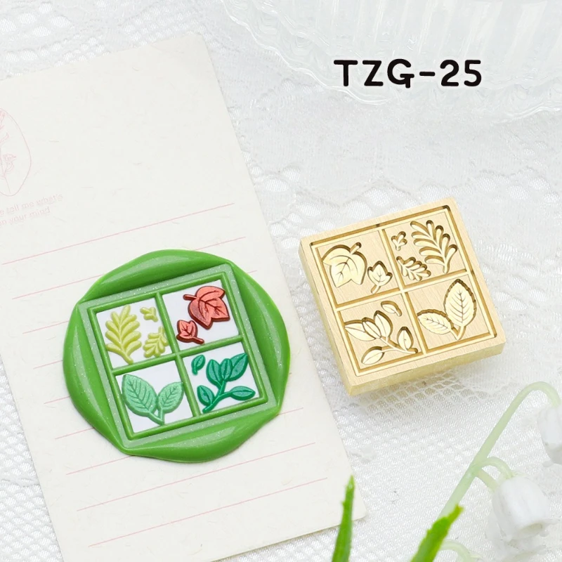 Copper Head Plant Love Cake Pattern Seal for Greeting Card Decoration