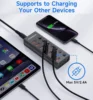 FORIDA 7 Port USB A Docking Stations 10Gbps Power USB 3.2 Hub Splitter On/Off Switch Adapter for Laptop PC Flash Drive Phone 4