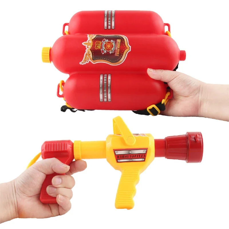 Fireman Extinguisher Water Guns Backpack Water Shooter-Blaster Beach Pool Toy Outdoor Kids Fireman cosplay Pistola Extinguisher 3