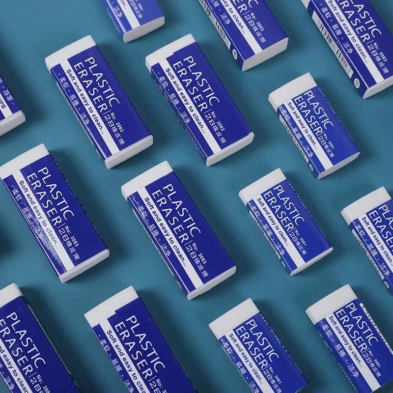Pencil Eraser 5/1Pcs 2B PVC Eraser Clean and Mess Free Student Exam Sketch Cute Soft Rubber Eraser Office School Drawing Stationery Supplies