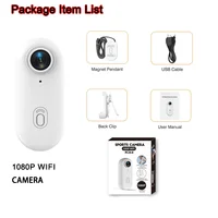 4K HD Mini Vlog Camera with WiFi Wireless Portable Action Body Cam for Sports Travel Photography Pocket Sized Video Recorder 5