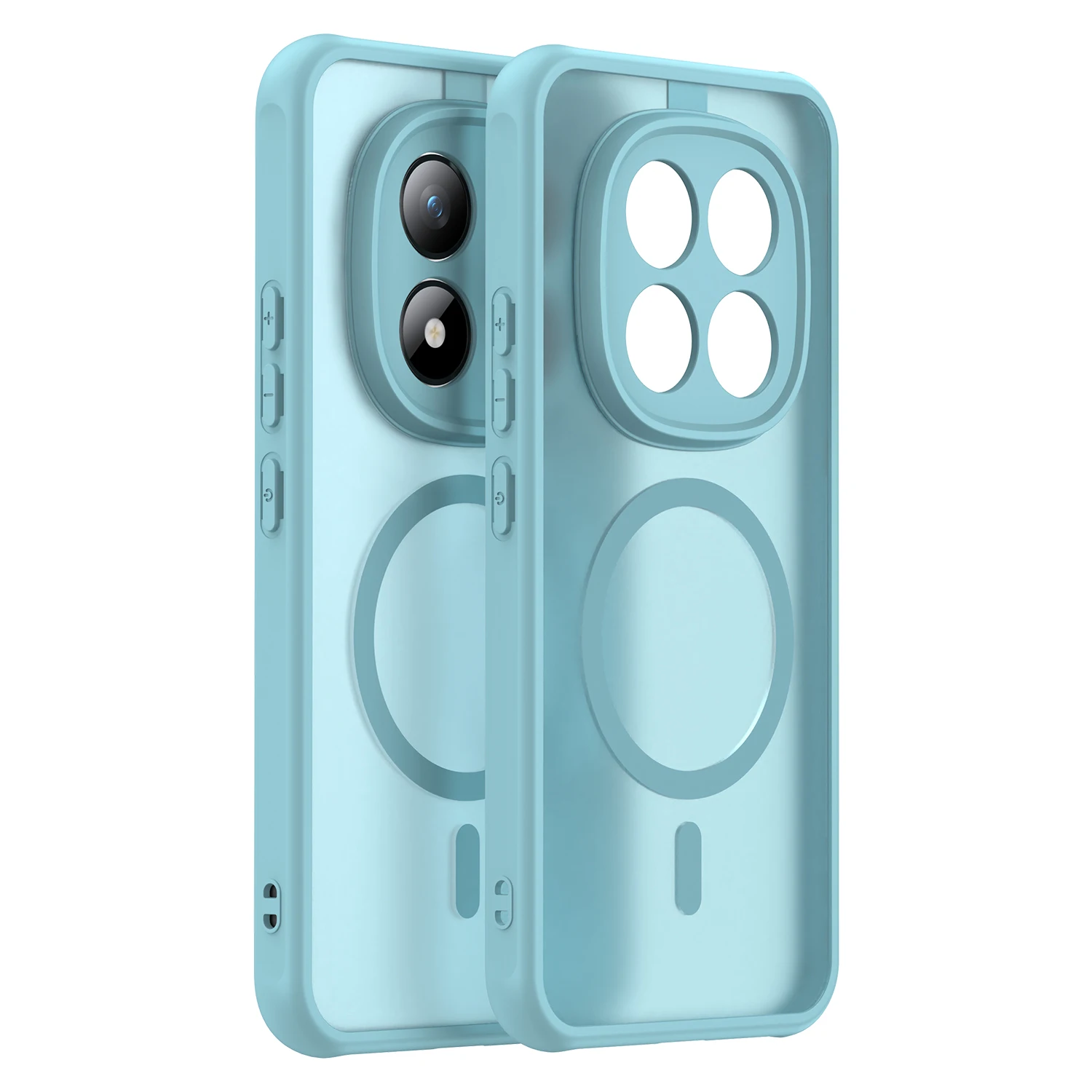 Magnetic Luxury Shockproof Wireless Matte Translucent Phone Case