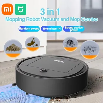 Xiaomi MIJIA 3-in-1 Smart Sweep Robot, 4000Pa Suction, Automatic Vacuum Cleaner 1