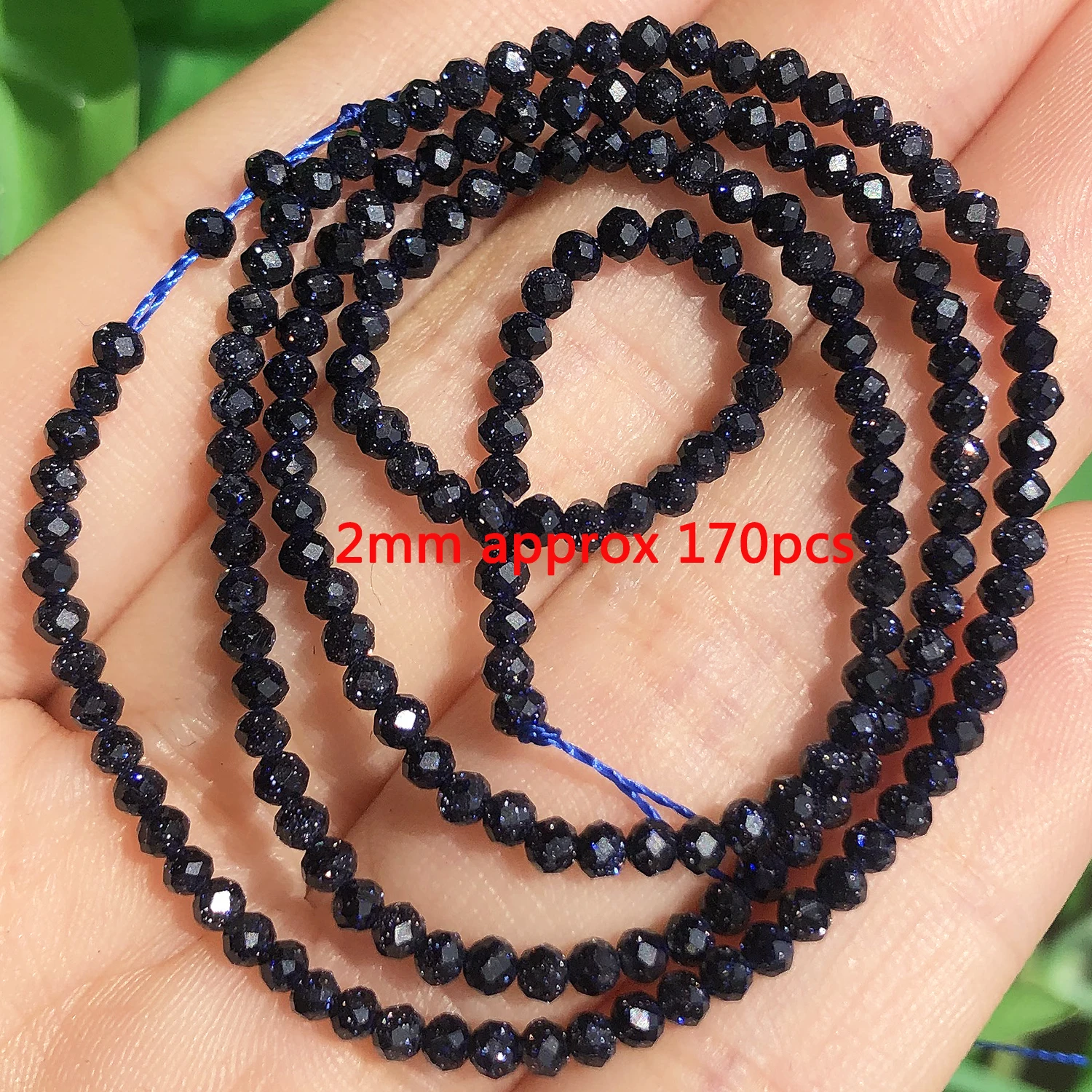 Enhance your craft with these Natural Blue Sandstone Irregular Faceted Beads for DIY Jewelry and Bracelet Making.