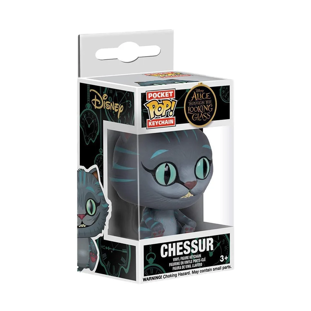 FUNKO Pocket Alice's Adventures In Wonderland Keychain Doll Alice Cheshire Cat Backpack Pendant Collection Holiday Gift Keychain 3