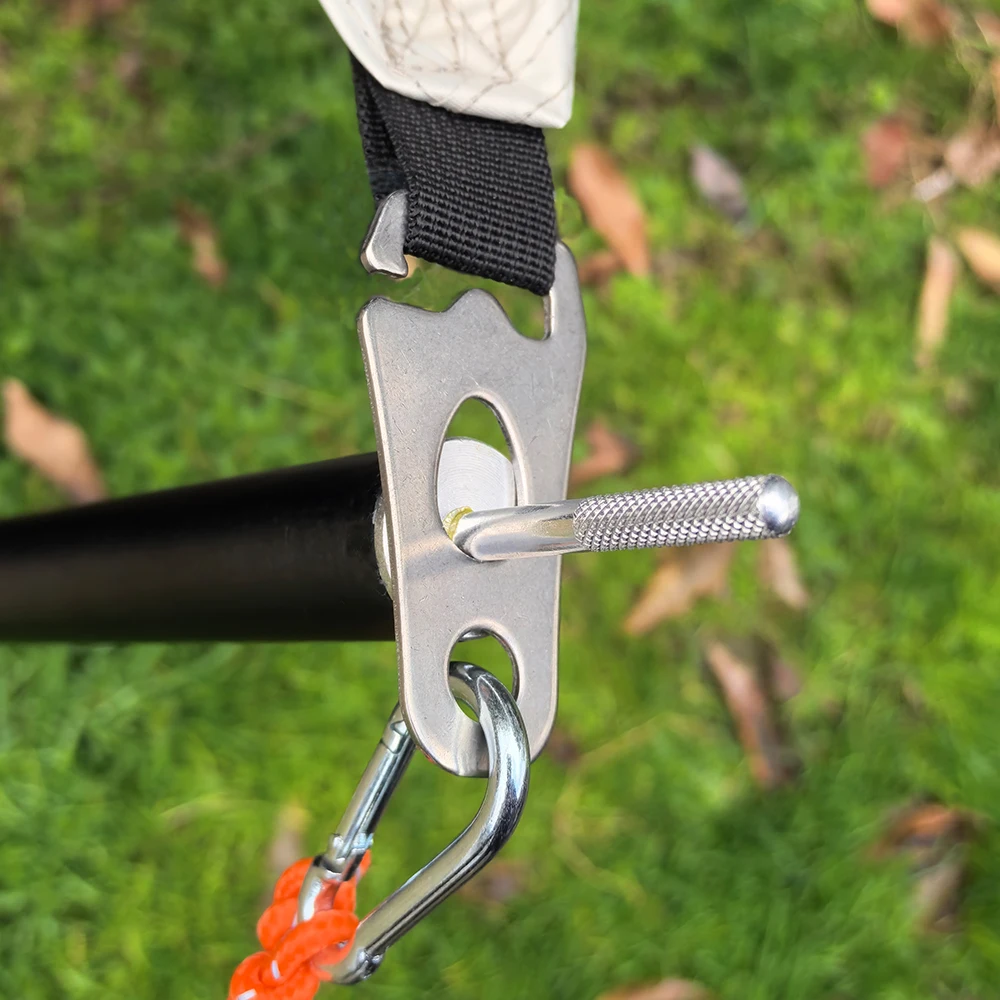Awning Strut Non-slip Fastener Buckle Outdoor Wind Rope Buckle Adjustment Rope Accessories 2/4Pcs