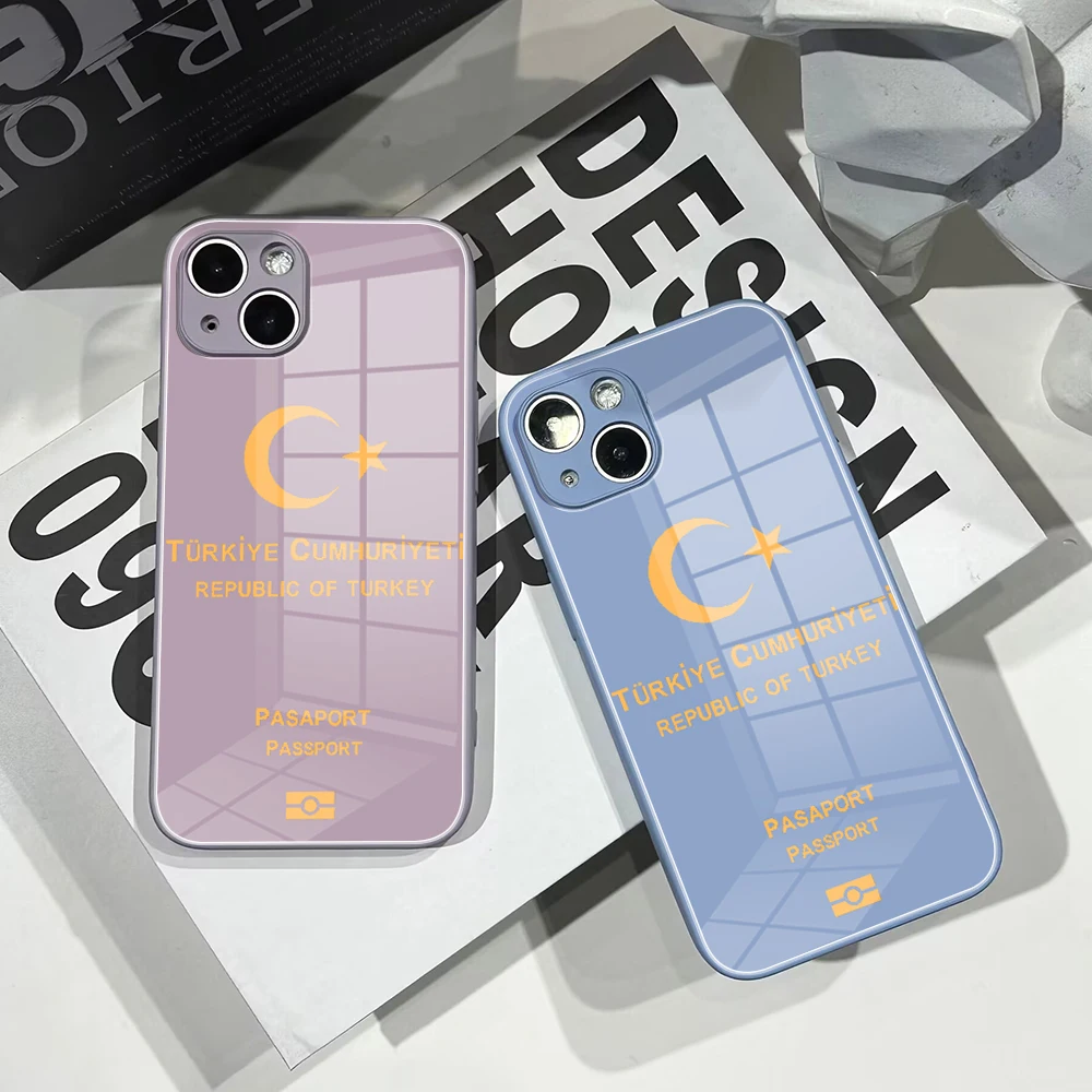 Pro iPhone 14pro bosna a hercegovina cestovní pas temperované sklo pro iPhone 14 11 12 XR XS maxi 7/8 X plus 13PRO barva kryty