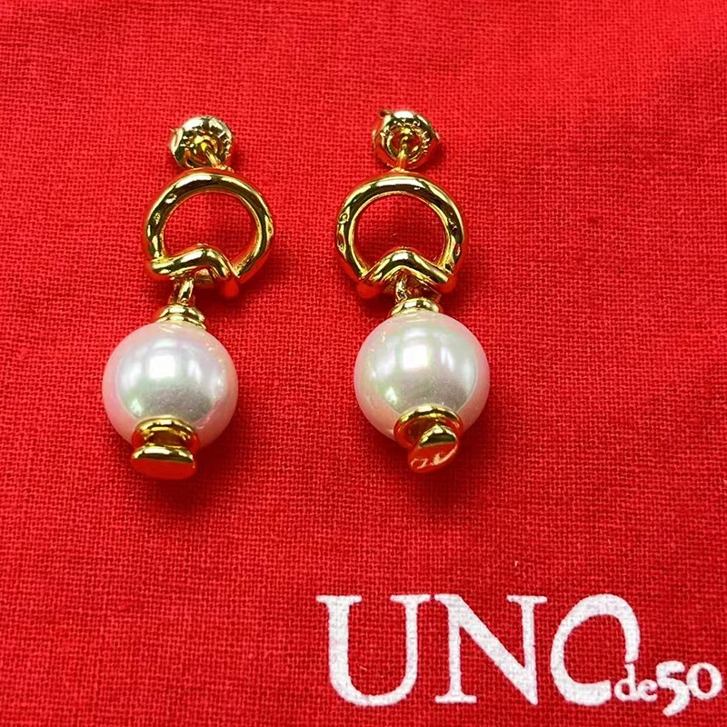 

2023 unode 50 горячая Распродажа Европейская и американская мода креативные женские Серьги Романтические ювелирные изделия Подарочный пакет с сумкой