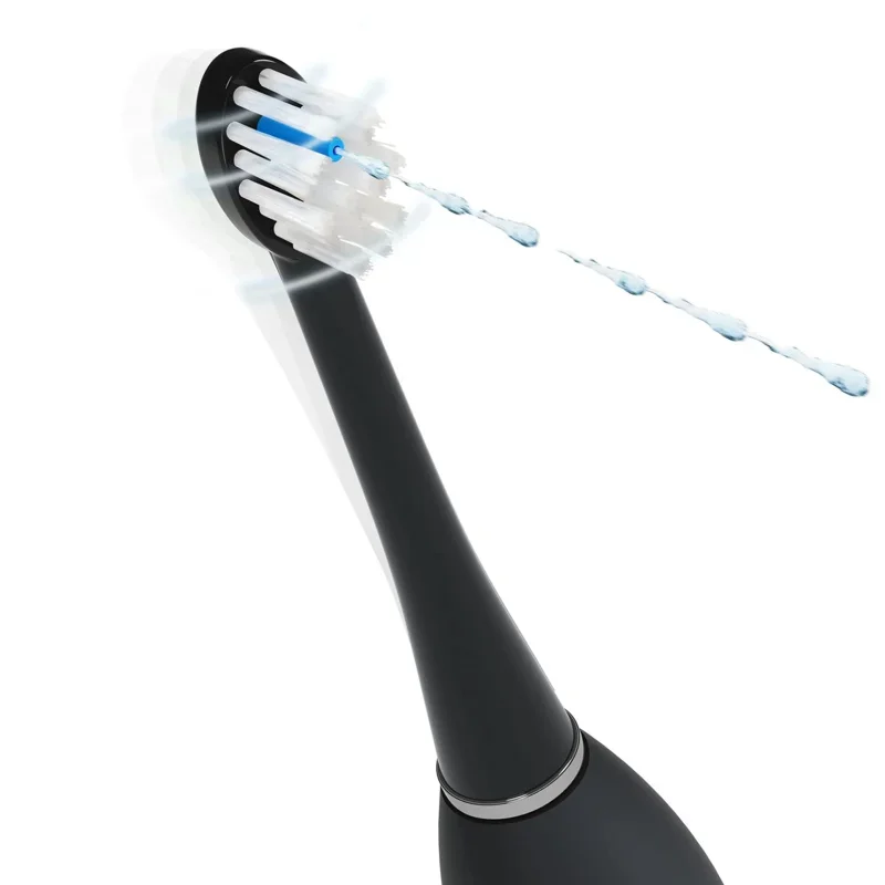 QWWaterpik Sonic-Fusion 2.0 Professional Flossing Toothbrush,Electric Toothbrush and Water Flosser Combo In One,Black