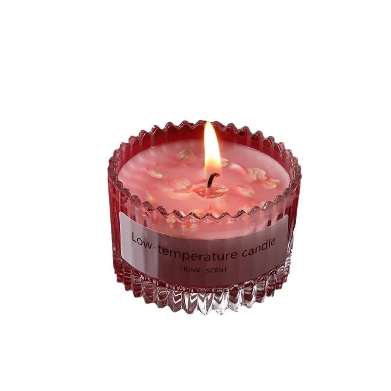 Sexy Low Temperature Candles Canned Gilding40DegreesmPeony Flower Rose Petals Wax Drip Adult Sex Training Props