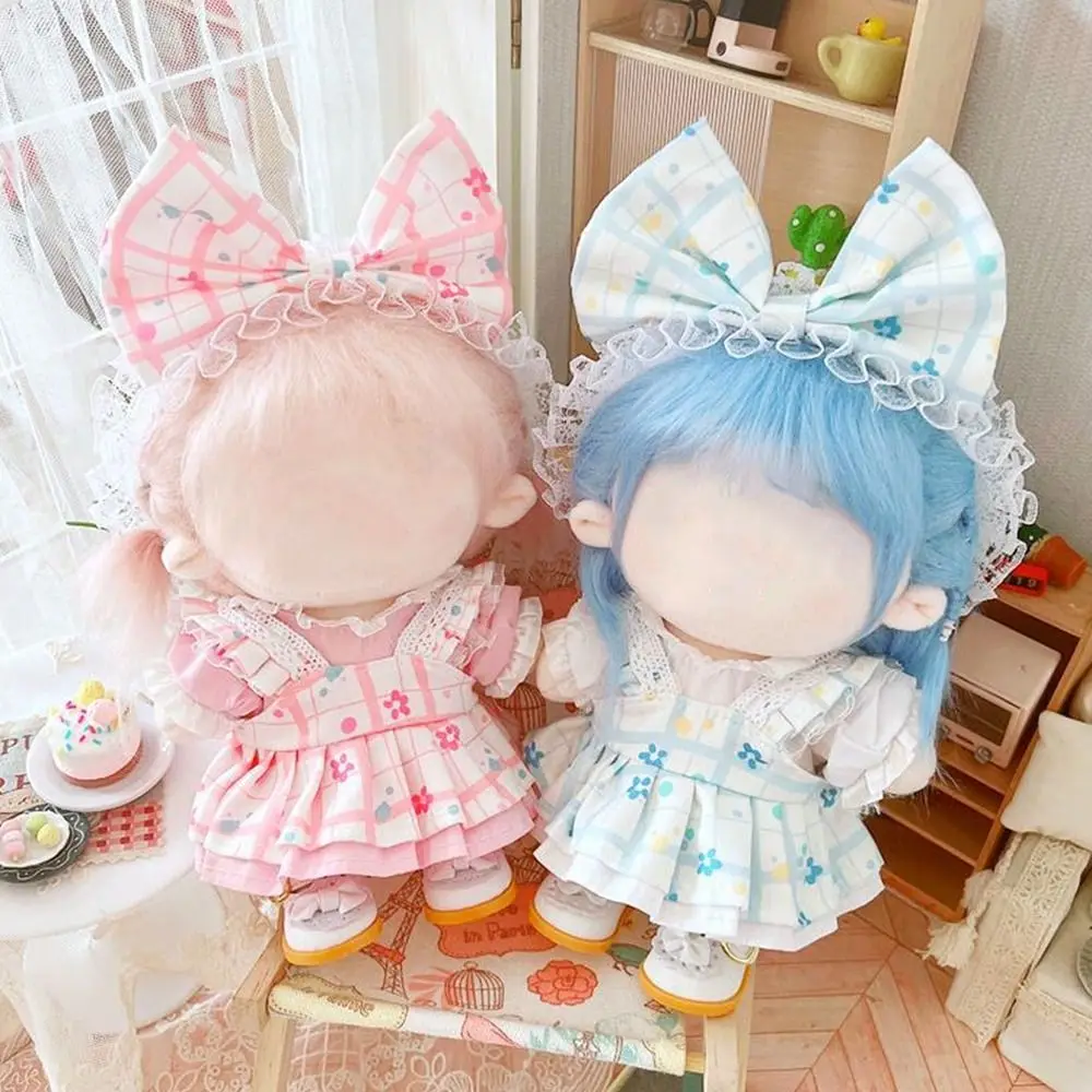 

Cute Handmade Plush Dolls Doll Clothes Idol Doll Clothes Suit Toy Clothing Suspender Skirt For 20CM Baby Doll