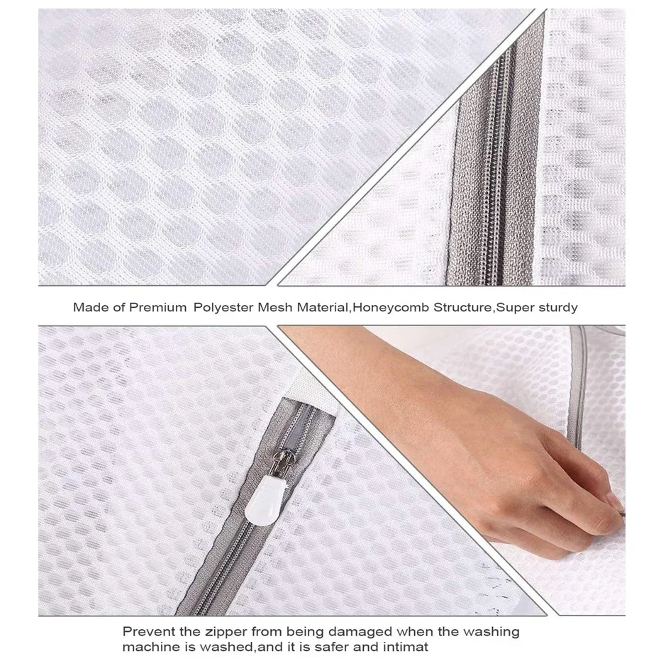 Honeycomb Grid Shoe Washing Bag