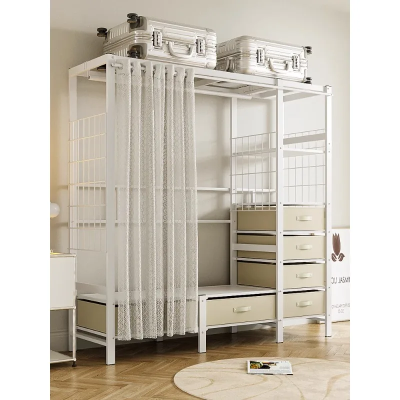 

Wardrobe free installation, simple wardrobe, children's clothes storage cabinet, assembled wardrobe