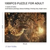 70*50cm 1000pieces Paper Puzzle Adult Puzzle Peacock in the MoonlightDifficulty Jigsaw Puzzle Relaxing Craft Home Wall Decro 2