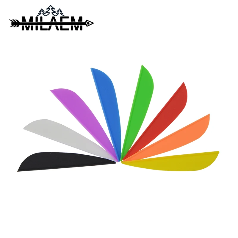 

20/30 pcs 2.5 inch Archery Arrow Feather Rubber Arrow Vanes Water Drop Feather DIY Outdoor Adults Shooting Hunting Accessories