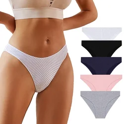 Women‘s Cotton Panties Female's Polka Dot Underwear Sexy Low Waist Briefs Breathable Lingerie Girls Intimate Pantys