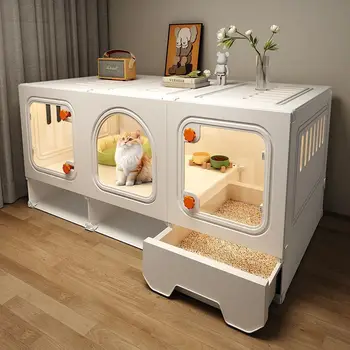 Large Transparent Cat House 1