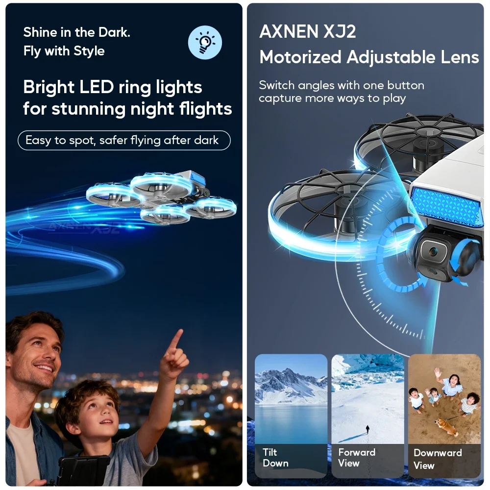 Drone Jouet Enfant avec Caméra - RC-1B/2B/3B - Écran ou Sans Écran