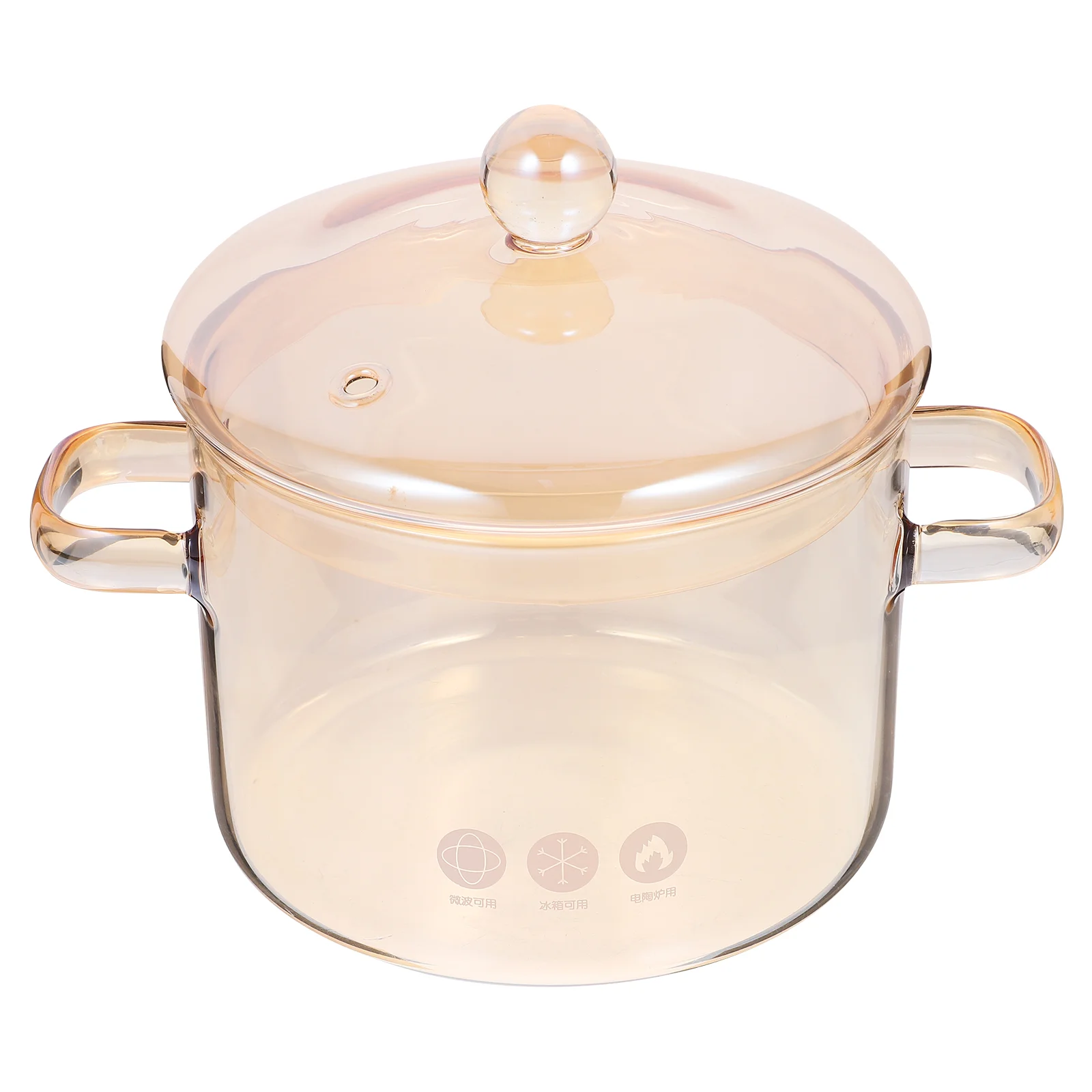 

Glass Instant Noodle Pot Pans Cooking Kitchen Accessory Milk Small Stew for Restaurants Baby Pots