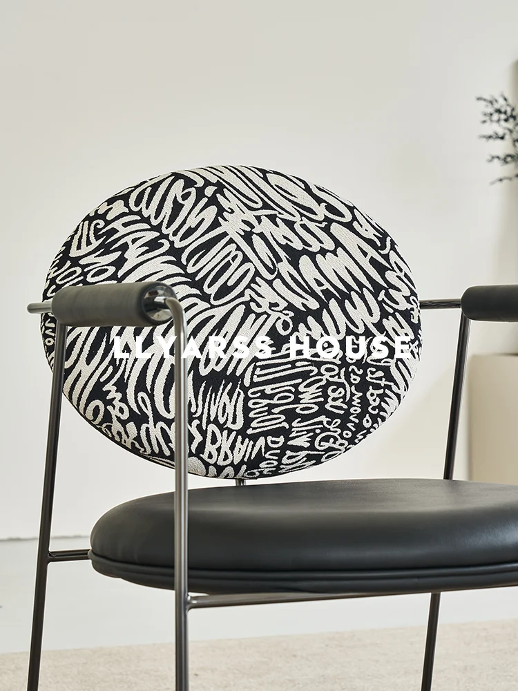 

LLYARSS/обеденный стул/подлокотник/итальянское минималистичное сидение для ресторана/ILS