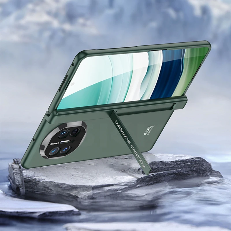 Original Case for Huawei Mate X5 X3 Magnetic Hinge Holder With Screen Glass Came