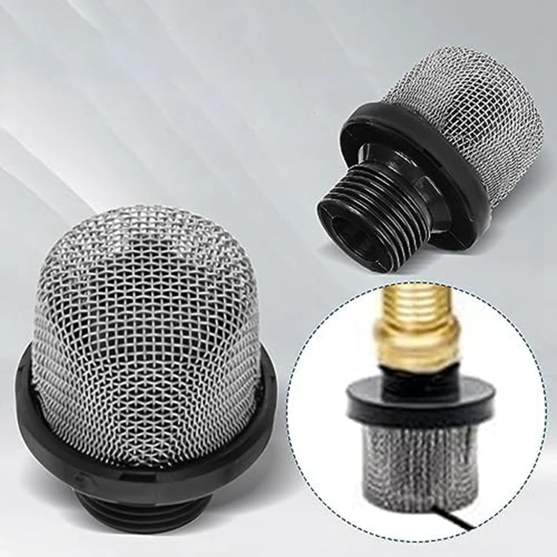 Airless Paint Sprayer Inlet Strainer, 3/4 Inlet Strainer Filter Suction Strainer Replacement Parts For X5/LTS15, X7/LTS17
