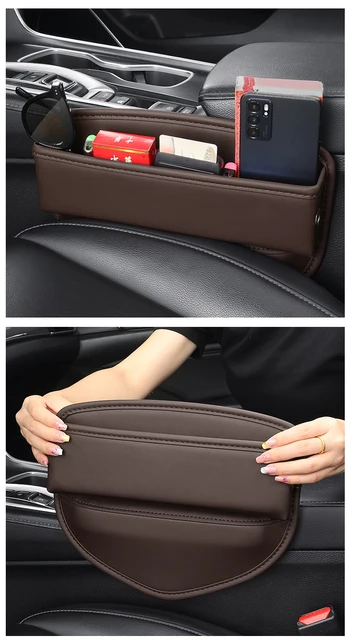 Car Seat Crevice Organizer Storage Seat Gap Filler For Audi A1 A2 A3 A4 A5  A6 A7 A8 RS5 RS6 TT b7 b8 b6 b9 8P 8V 8y R8 c6 c7 c8