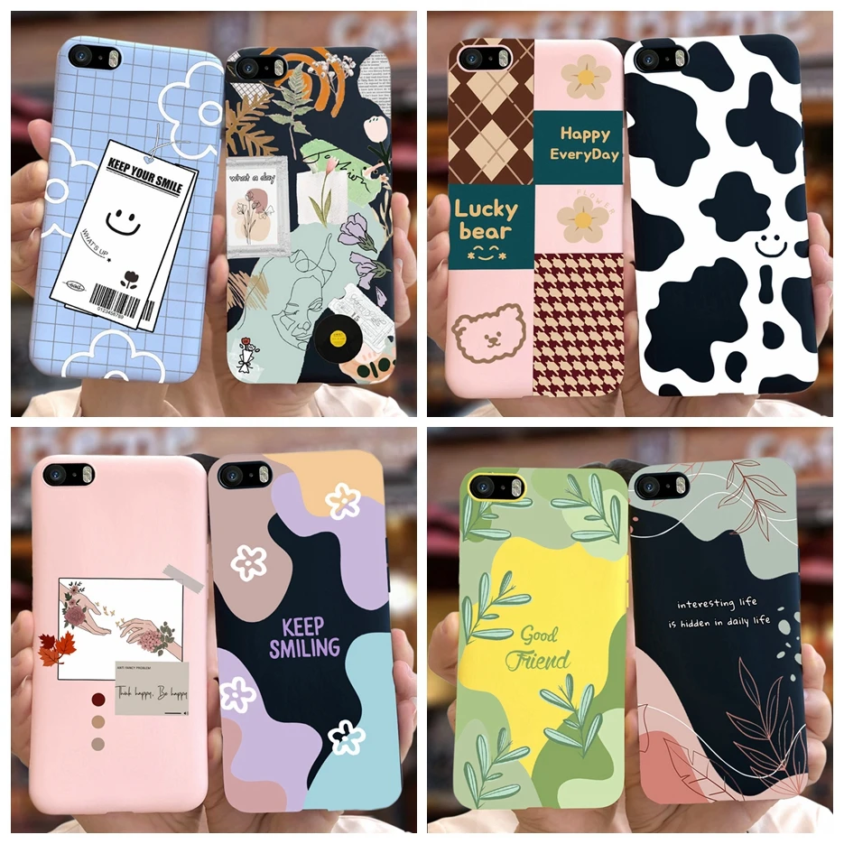 Per Apple Iphone 5 5S Se Custodia Elegante Cover Dipinta Con Caramelle Custodia Morbida In Silicone Per Iphone 5 5S Iphone5 Cover Posteriore 4.0 ''Cap