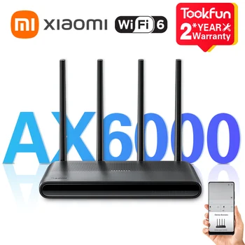 샤오미 레드미 라우터 AX6000 리피터 와이파이 익스텐더, VPN IPTV 메쉬 네트워킹, 8 신호 증폭기, 512MB OFDMA MU-MIMO Mi Home, 신제품
