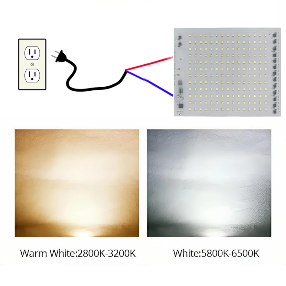 LED Lights 220V 200W SMD2835 LED Chip Matrix 10W 20W 30W 50W for Lighting Accessories