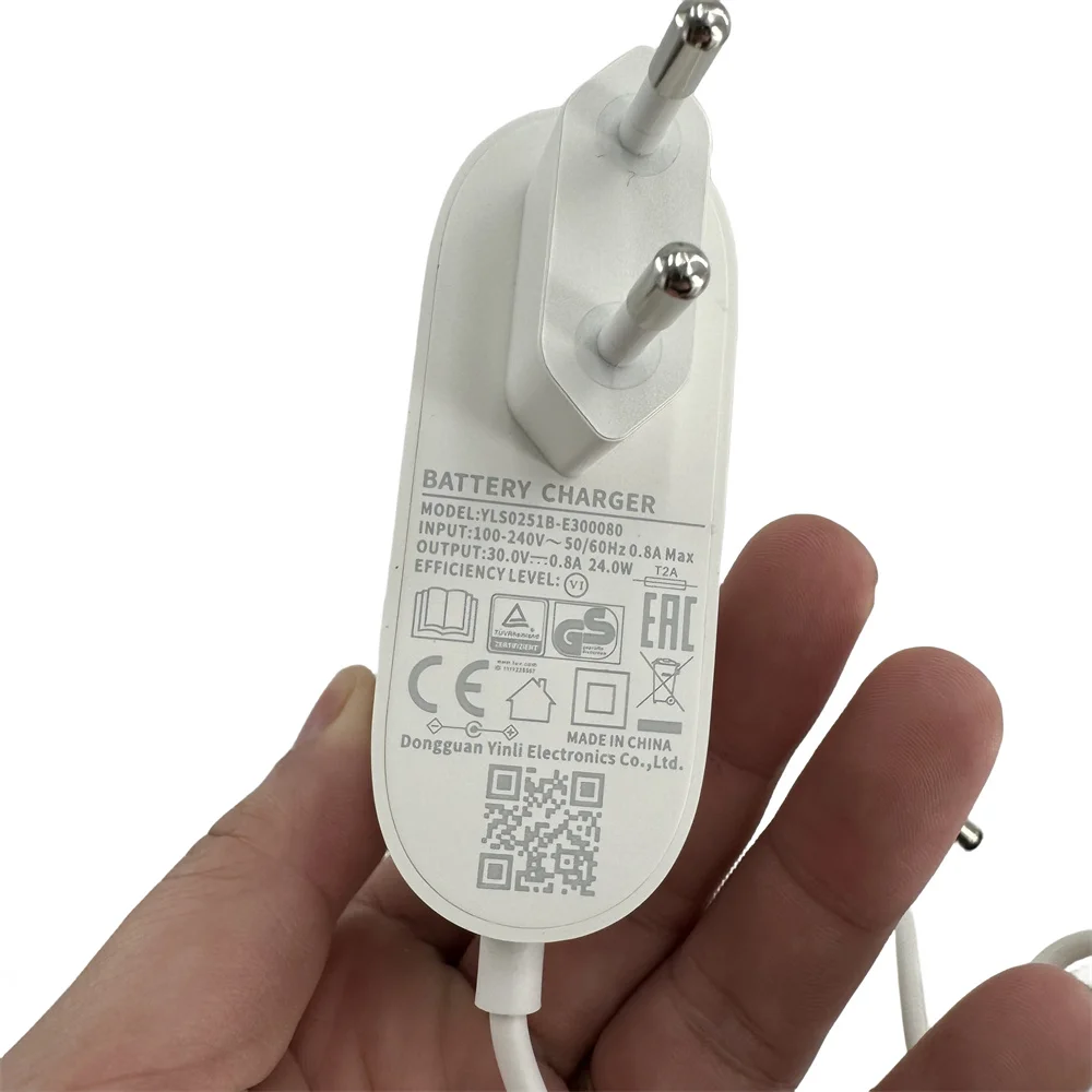 Chargeur Secteur 36V 17 En 1 Compatible Aspirateur Balai DREAME T30 - Adaptateur Remplacement, Protections Intégrées