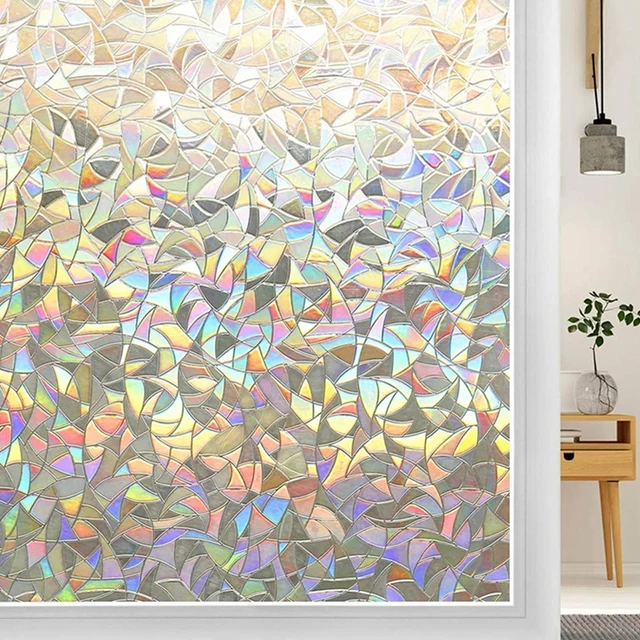 Rainbow Prism Window Film Matrica Konyhai Hálószoba Iroda Fürdőszoba Nappali Szivárvány Effektus Ablakfilm 3D Szivárványfilm - Image 5