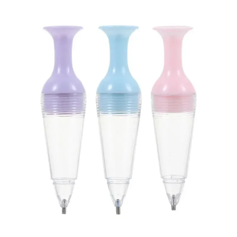 Flower Pot Shape Crystal Point Drill Pen Diamond Painting Tool 5D Diamond Painting Standable  Craft Storage Sewing Accessories