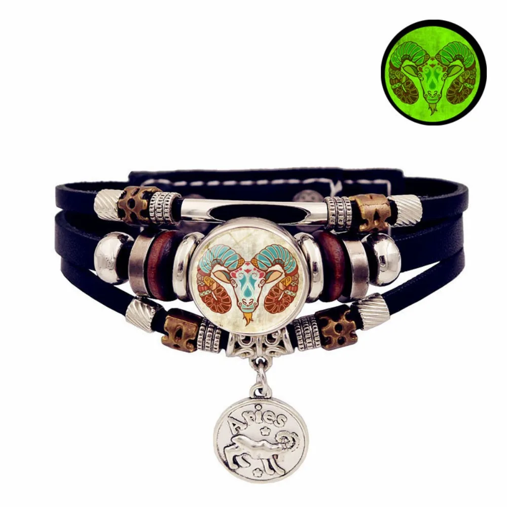 Retro Punk Leather Bracelet 9