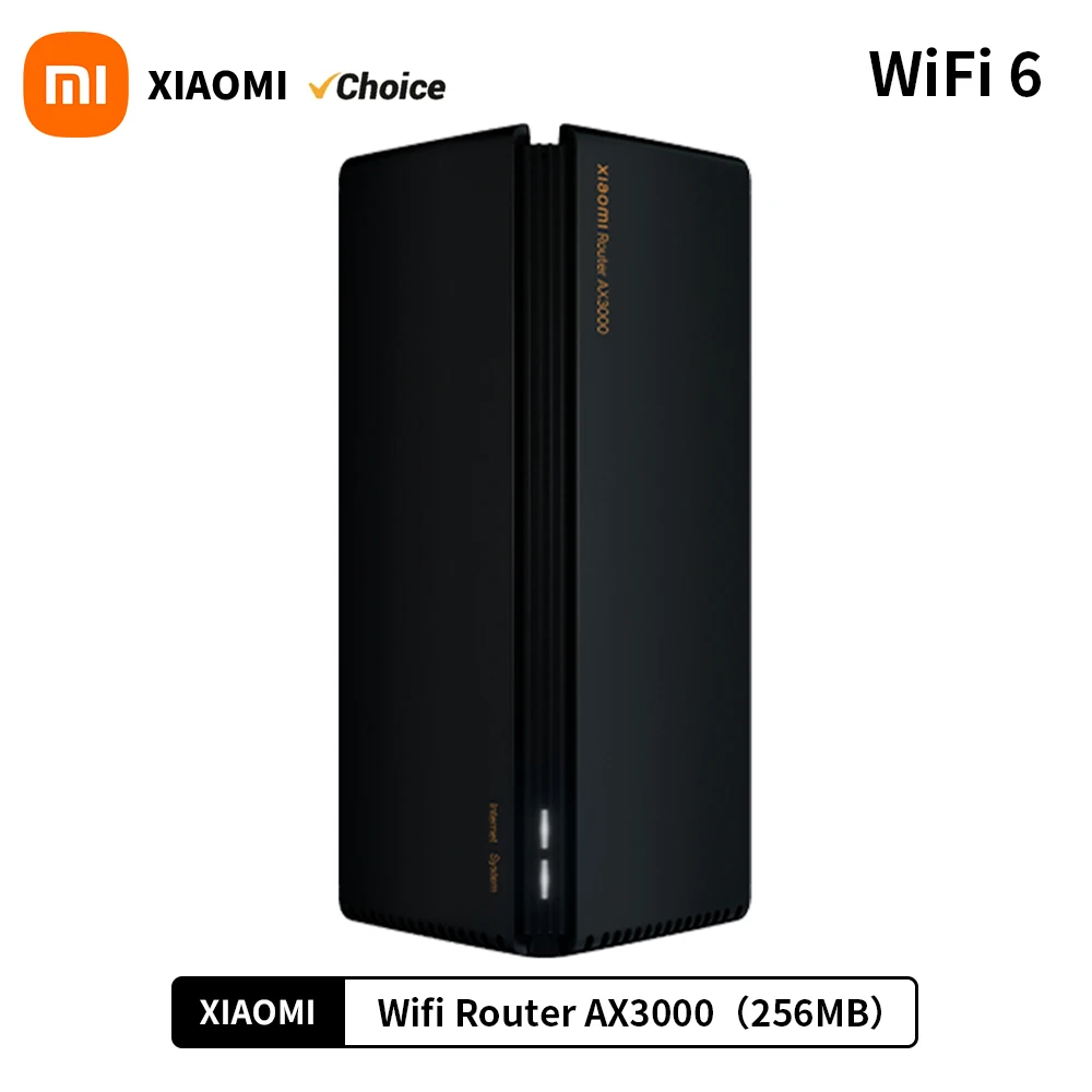Roteador WiFi Xiaomi AX3000 Repetidor Amplificador Gigabit Reforçador de Sinal WiFi 6