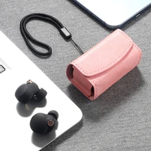  Retro Earphones Protective Case For Sony WF-1000XM4 Case Cover Wireless Earbuds Shockproof Sleeve Shell Bag 