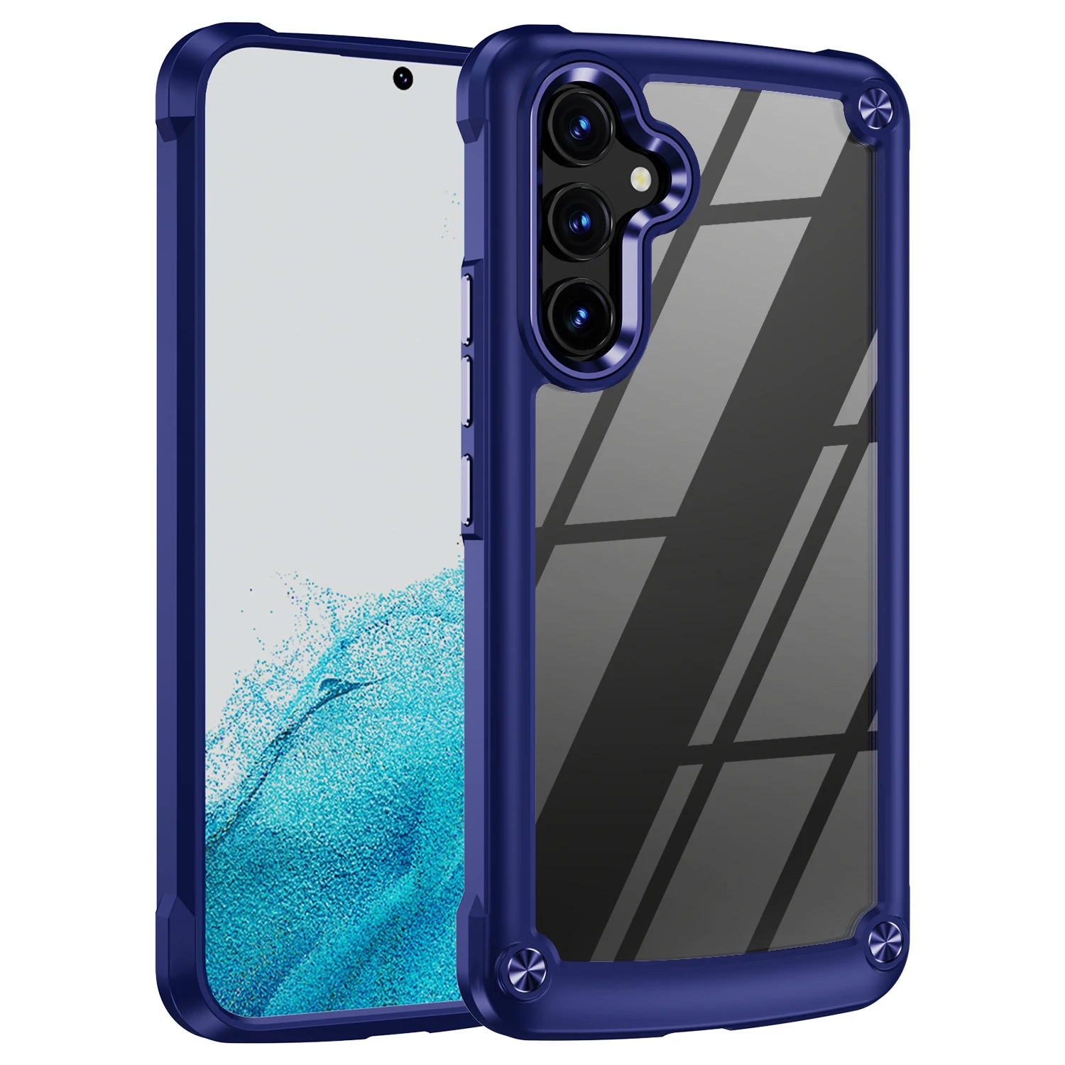 Rugged Heavy Duty Hybrid Shockproof Armor Clear Case
